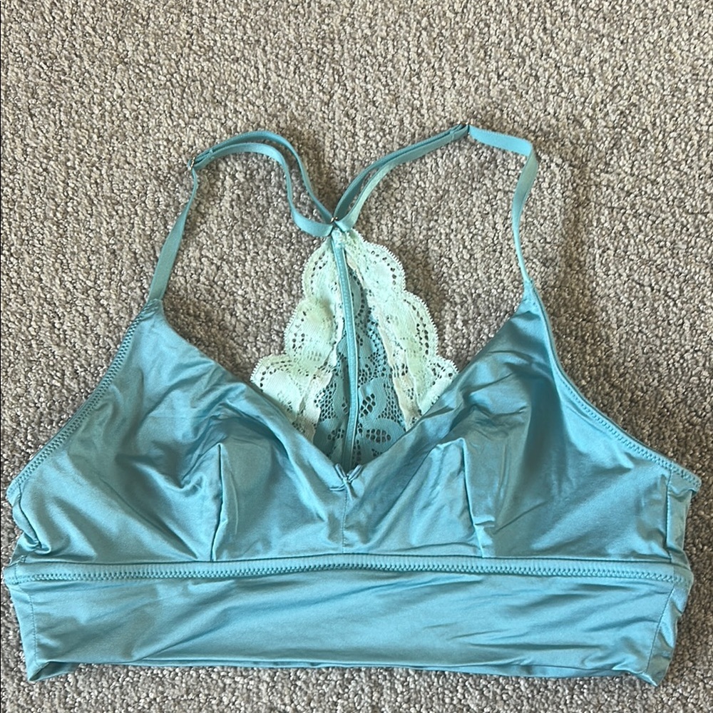 American Eagle Outfitters Blue Racerback Bra